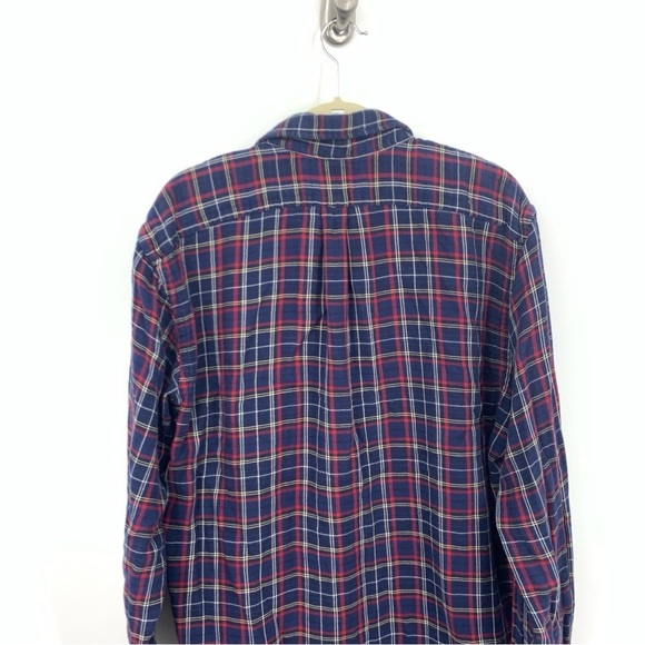 Ralph Lauren Men Size XL Shirt Button Down Top Blue Red Checkered Plaid Lined - Picture 5 of 8